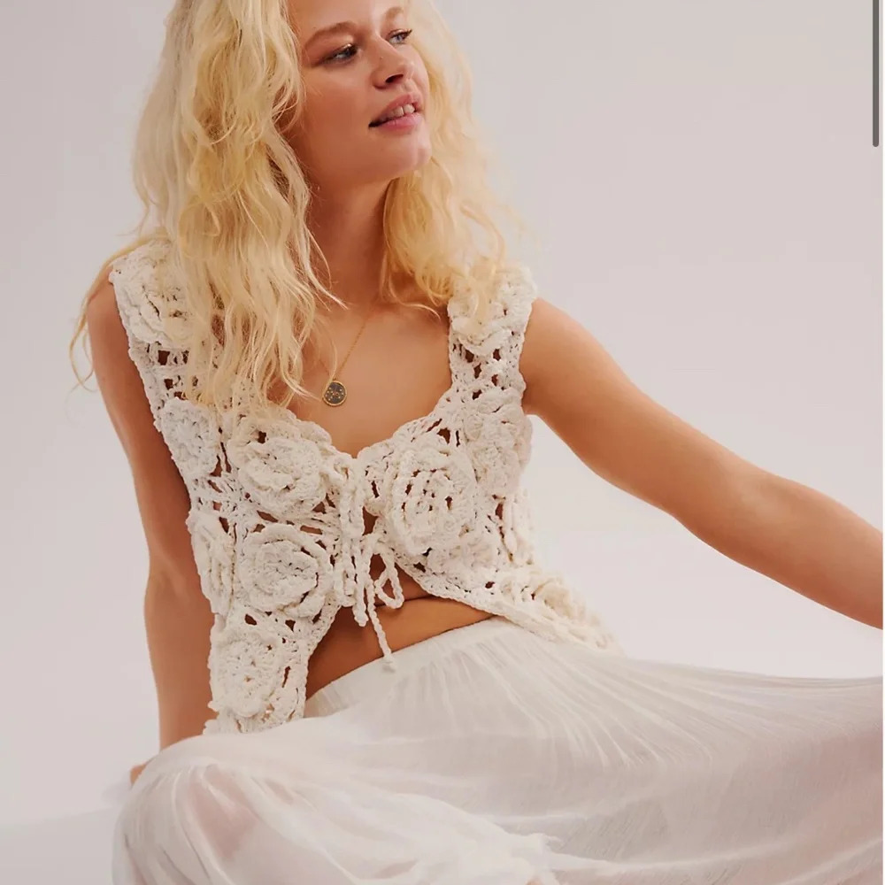 Brand new free  people/Tach Elmo Hand Knitted Top